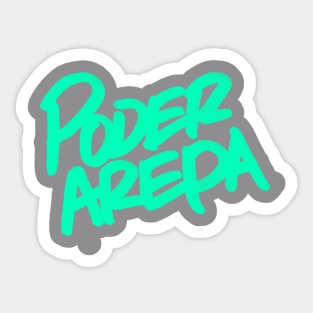 Poder Arepa Sticker